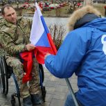 В Данкове прошла патриотическая акция в память об участниках СВО