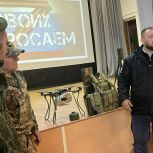 Активист партии провел урок мужества