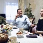 Оксана Фадина встретилась с участником спецоперации, спасённым из украинского плена