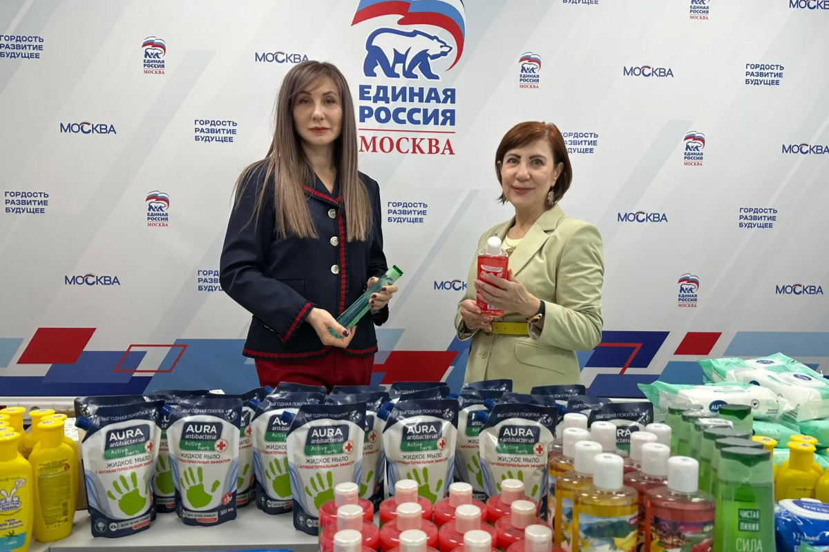 Московские сторонники «Единой России» передали помощь жителям Дагестана
