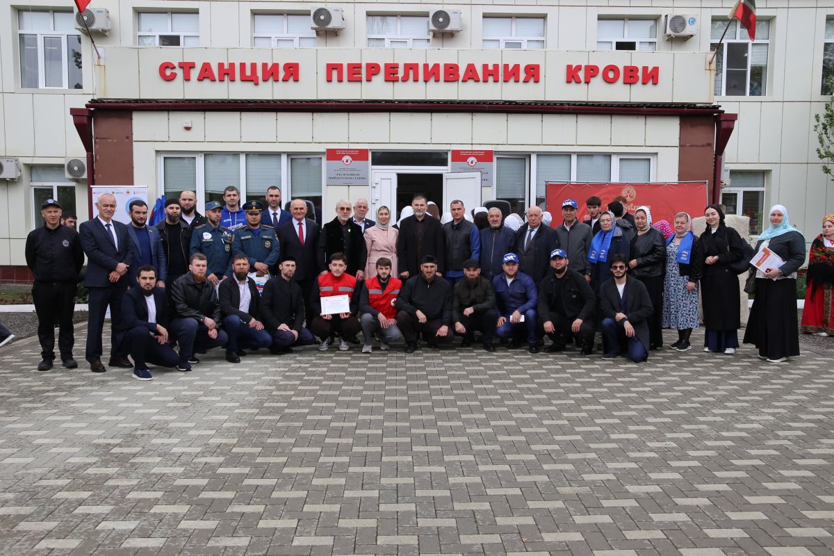 «Единая Россия» в Грозном поддержала всероссийскую акцию «Код донора. Единство народов России» в Национальный день донора