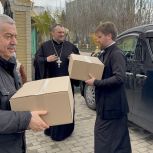 Единороссы привезли пасхальные гостинцы воспитанникам кадетского корпуса и в храмы Луганска