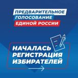 Продолжается регистрация избирателей на предварительное голосование «Единой России»