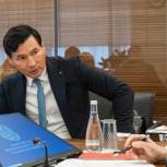 Глава Калмыкии встретился с Министром экономического развития России Максимом Решетниковым