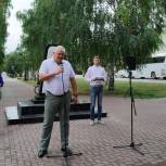 Сергей Чащин возложил цветы в марксовской Аллее Героев в память о депортированных немцах Поволжья