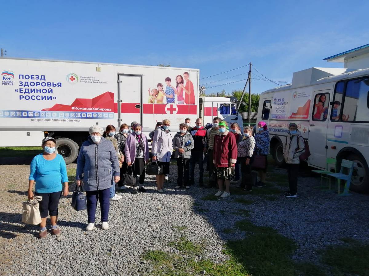 Поезд здоровья» ведет прием жителей Дуванского района