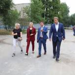 На улице Студенческий городок в Липецке делают пешеходную дорожку