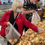 Партийцы продолжают мониторинг цен на сезонные овощи