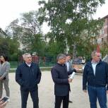 Руслан Кухарук и Сергей Медведев проконтролировали  благоустройство дворов
