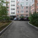 На Михайловском шоссе отремонтировали дворовую террриторию