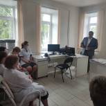 Сергей Бабин встретился с медицинскими работниками Сорочинской городской больницы
