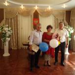 В Октябрьском районе отметили золотой юбилей семьи Пономаревых из села Каракульское