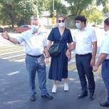 Депутаты «Единой России» проверили исполнение работ по ремонту автодороги в Ростове-на-Дону