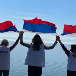 В Магаданской области состоялись патриотические акции ко Дню Государственного флага