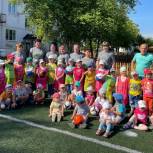 В Екатеринбурге депутат «Единой России» подарил спортивный инвентарь детскому саду