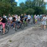 Жители Льговского района провели велопробег в честь Дня ВМФ