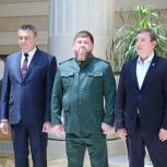 Глава Чеченской Республики Рамзан Кадыров вручил Андрею Турчаку Орден Кадырова
