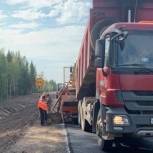 В Верхнетоемском округе к завершению подходят работы по асфальтированию участков дороги Усть-Вага – Ядриха