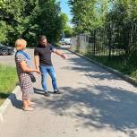 Руководитель «Молодой Гвардии» Москвы Александр Лебедев проверил безопасность пешеходных территорий у школ в Зеленограде