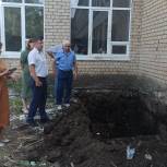 В Курманаевке держат на контроле ход работ по ремонту школы