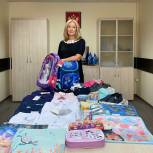 Маргарита Русецкая приняла участие в акции «Собери ребенка в школу»