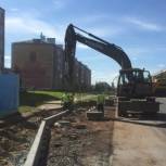 В Котласе продолжается ремонт улицы 70 лет Октября