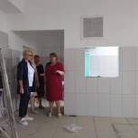 Елена Павлюченко проверила ход капитального ремонта в школах города Кизляра