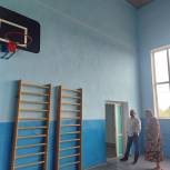 По народной программе «Единой России» модернизировали спортзал в школе Багаевского района
