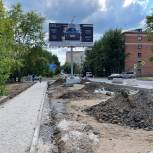 Благодаря народной программе жителям Владимира отремонтировали дорогу и сделали тротуар