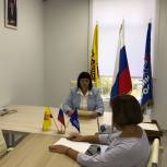 Прием граждан провела  руководитель фракции в столичном Собрании Наталья Евсюкова