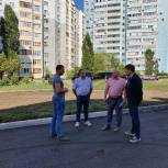 В микрорайоне МЖК областного центра проходит ремонт дорог