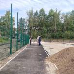 В Белозерске идут работы по ремонту стадиона