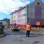 При содействии «Единой России» в Лабытнанги заасфальтировали участок дороги