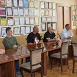Троицкие партийцы встретились с земляком – участником СВО