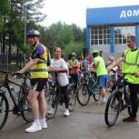 Общегородской велозаезд в рамках спортивного марафона «Сила России» прошёл в Саянске