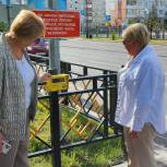 Пешеходные переходы возле соцобъектов Муравленко под надзором «Единой России»