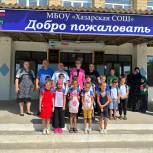 Асият Алиева приняла участие в благотворительной акции "Собери ребенка в школу"