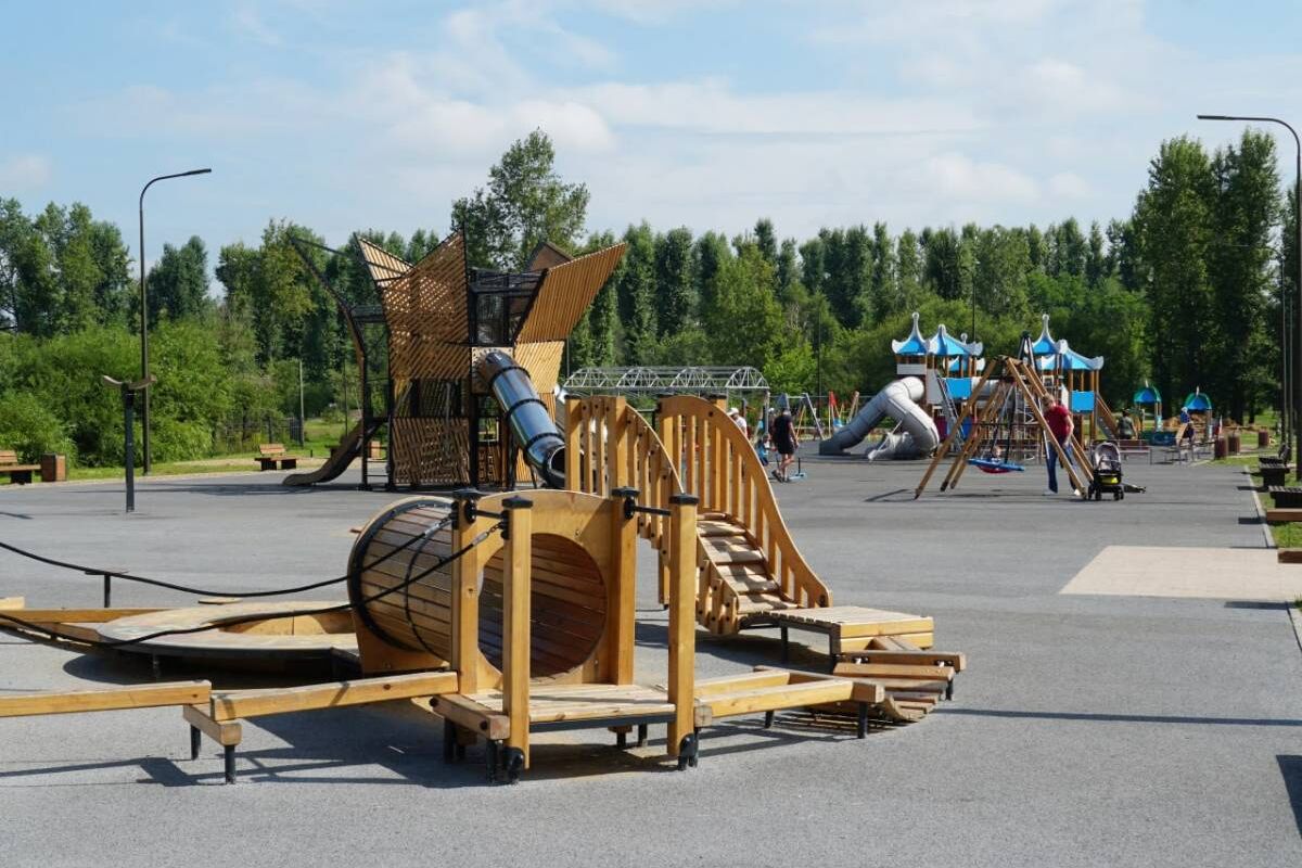 Благоустройство парка «Комсомольский» в Иркутске-II проверил десант «Единой  России»