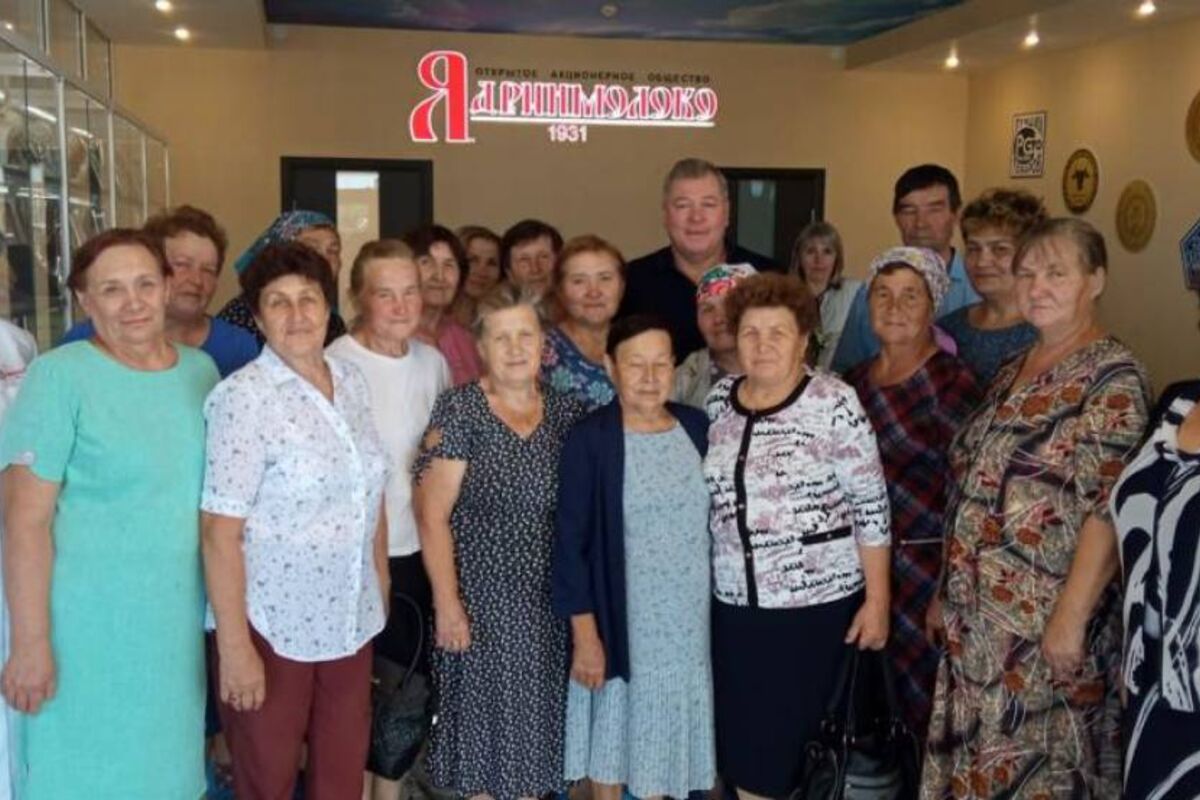 Ветераны зооветслужбы Ядринского муниципального округа посетили ОАО "Ядринмолоко"
