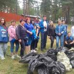Активисты "Единой России" организовали уборку берега Никишихи