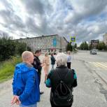 Мониторинг состояния пешеходных переходов прошел в Ковдоре
