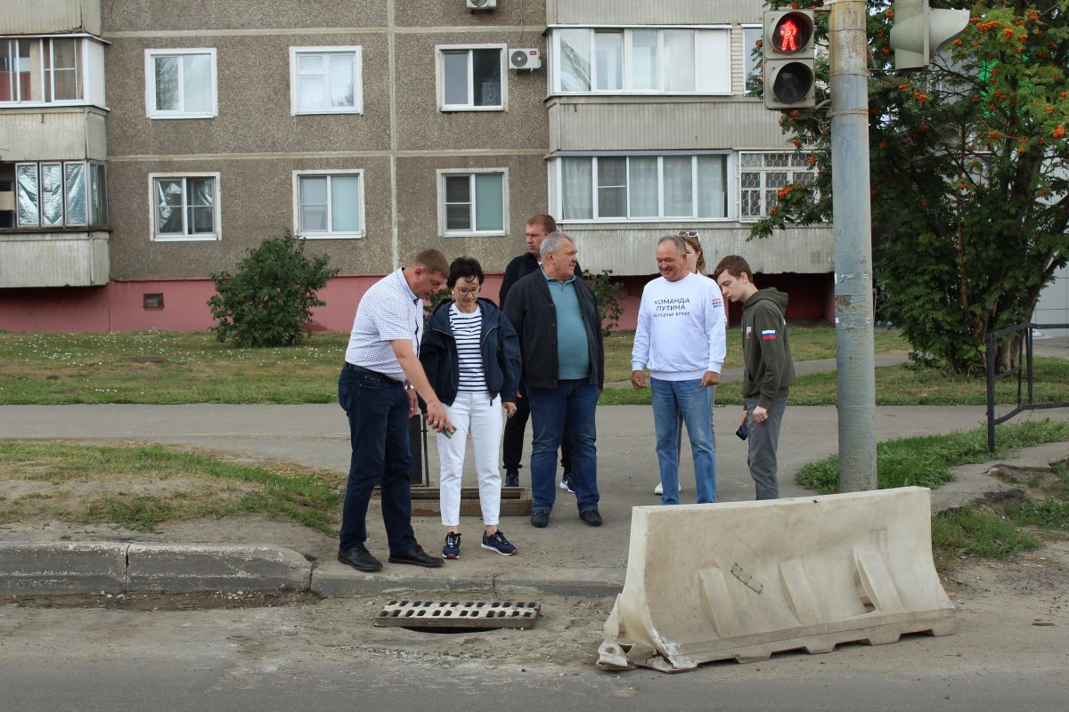 Реализацию Народной программы по ремонту улицы Рылеева проверили депутаты «Единой России»