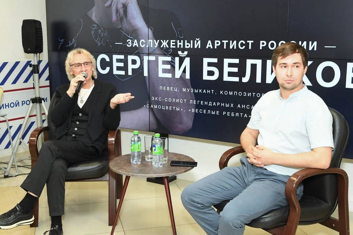 Заслуженный артист РФ Сергей Беликов  встретился с нижегородцами