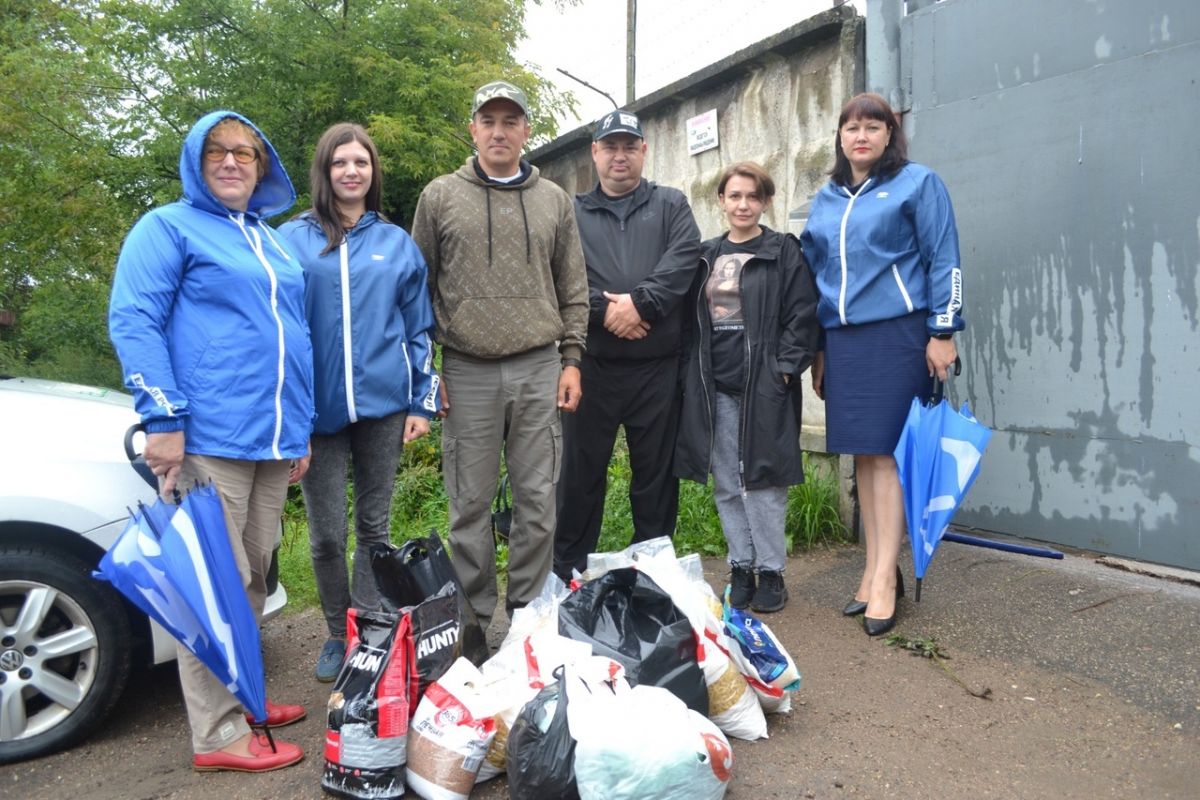 В Пскове "Единая Россия" провела акцию помощи бездомным животным "Лучший друг"