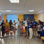 В Новороссийске «Молодая Гвардия Единой России» организовала спортивную зарядку для детей с ограниченными возможностями здоровья