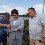 Тракторозаводские единороссы проинспектировали дорожные работы в Развязке