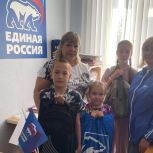 Акция партии «Единая Россия» «Собери ребенка в школу» продолжается в Моргаушском округе