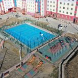 Народная программа: В Певеке продолжаются работы по благоустройству микрорайона Геолог