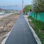 Благодаря партпроекту «Реальные дела» в Октябрьском отремонтировали помещения школы и тротуар