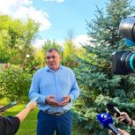 Астраханские журналисты на объектах Народной программы Единой России в городе Камызяк